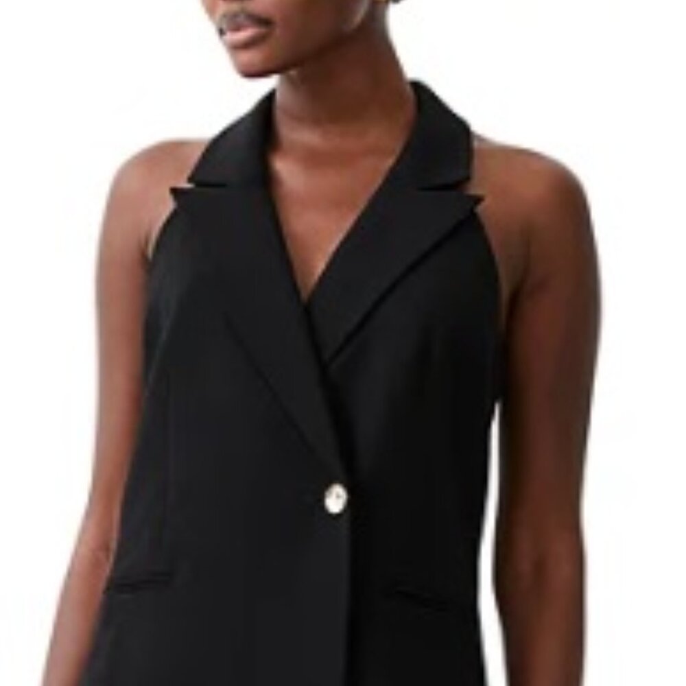 French Connection Whisper Halter Dress